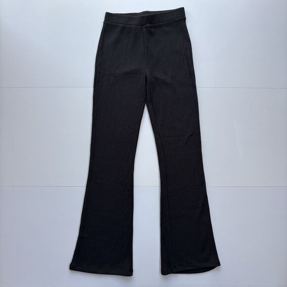 Vince Size XS Lot Of 2 Ribbed Stretch Flared Pull On Pant High Rise Soft Lounge - Picture 3 of 15